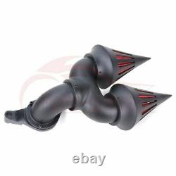 Nettoyeur D’air Black Double Spike Pour Harley Touring Electra Street Glide Road King