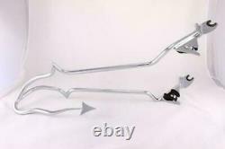 Nouveau Chrome Tall Sissy Bar Backrest 4 Harley Touring Road King Street Electra