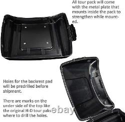 Pack D'excursions En Perle Chaude Blanche Pour Harley Street Road King Electra Glide 97+