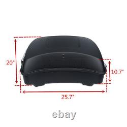 Pack de Tronc Découpé Mat Pour Harley Tour Pak Road King Street Glide 2014-2025