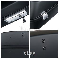 Pack de Tronc Découpé Mat Pour Harley Tour Pak Road King Street Glide 2014-2025