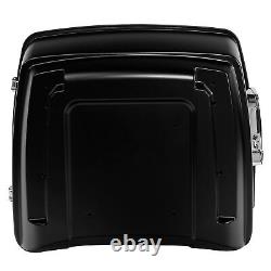 Pack de Trunk Fit en Denim Noir pour Harley Tour Pak Street Glide Road King 14-24