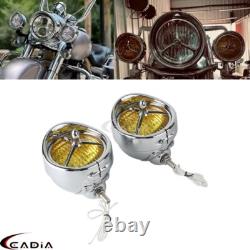Paire de phares antibrouillard LED Spot 4.5 pour Harley Road King Street Glide Touring
