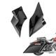 Panneau Latéral Prolongé Noir Pour Harley Road King Street Electra Glide 09-13