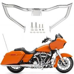 Pare-carter crash bar coupé pour Harley Electra Street Glide Road King 14-2025
