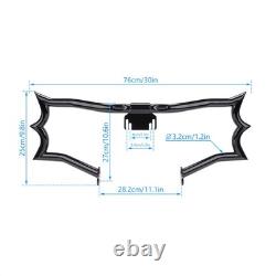 Pare-cylindres 1,25 pour Harley Touring Road King Street Electra FL 09-25