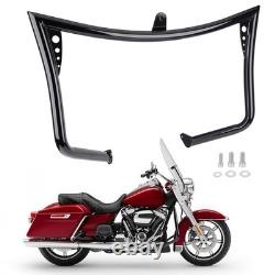 Pare-cylindres noir brillant pour Harley Touring Road King Street Electra Glide 97-08