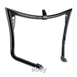 Pare-cylindres noir brillant pour Harley Touring Road King Street Electra Glide 97-08