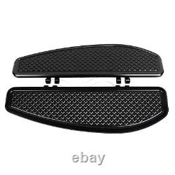 Planche de pieds noire pour conducteur compatible avec Harley Street Electra Glide Road King