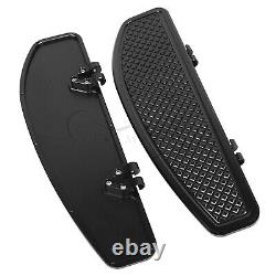 Planche de pieds noire pour conducteur compatible avec Harley Street Electra Glide Road King