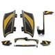 Planche De Sol Diamant Anodis&eacute;e Or Compatible Harley Touring Road King Street Glide 08-13
