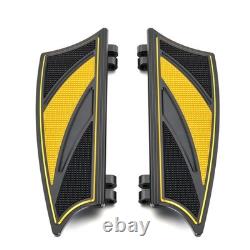 Planche de sol diamant anodisée or compatible Harley Touring Road King Street Glide 08-13 Planche de sol diamant anodisée or compatible Harley Touring Road King Street Glide 08-13
