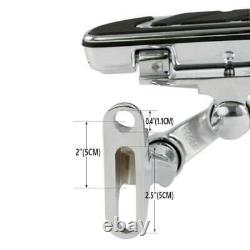 Plancher en chrome et repose-pieds de 1 1/4 pouce compatibles avec Harley Road King Street Glide 93-23