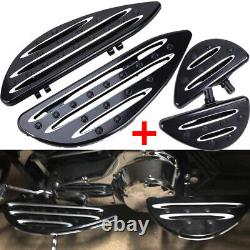 Planchers avant conducteur et arrière passager pour Harley Dyna Road King Street Glide