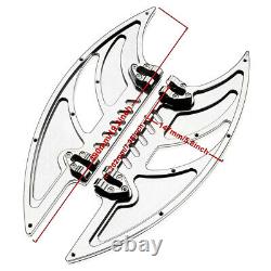 Planchers en chrome pour Harley Road King FLHR Electra Street Glide FLHX repose-pieds