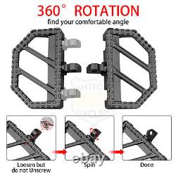 Planches de plancher Riot Mini Boards Kit de pédales pour Harley Touring Street Glide Road King