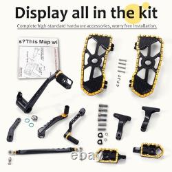 Planches de plancher dorées PB Racing pour Harley Touring Road King Street Glide CVO 2014-À PRÉSENT