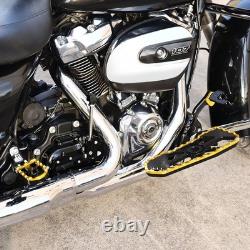Planches de plancher dorées PB Racing pour Harley Touring Road King Street Glide CVO 2014-À PRÉSENT