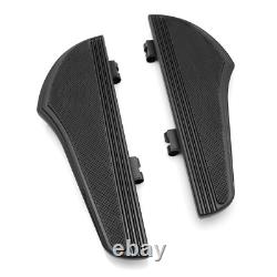 Planches de plancher noires pour Harley Touring Road King Electra Street Glide