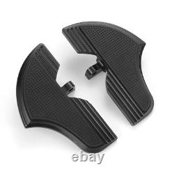 Planches de plancher noires pour Harley Touring Road King Electra Street Glide