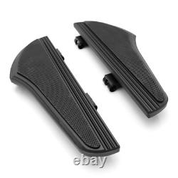 Planches de plancher noires pour Harley Touring Road King Electra Street Glide