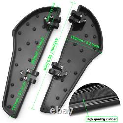 Planches de plancher noires pour Harley Touring Road King Electra Street Glide