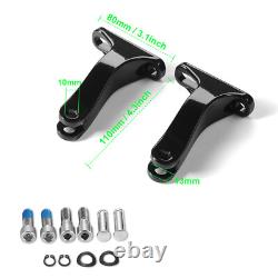 Planches de plancher noires pour Harley Touring Road King Electra Street Glide