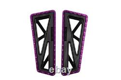 Planches de sol Hoprousa FLY pour Harley Touring Road King Street Glide 1986+ Violet