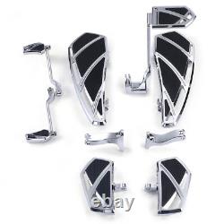 Planches de sol Phantom robustes pour Harley Touring 14-25 Aluminium Road King FLHX Planches de sol Phantom robustes pour Harley Touring 14-25 Aluminium Road King FLHX