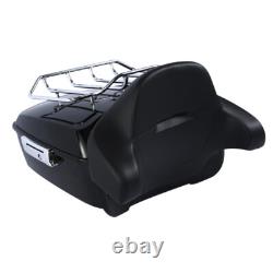 Plaque de montage pour support de sac de roi compatible avec Harley Road King Street Road Glide 14-25