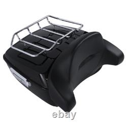 Plaque de montage pour support de sac de roi compatible avec Harley Road King Street Road Glide 14-25