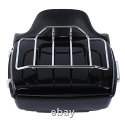 Plaque de montage pour support de sac de roi compatible avec Harley Road King Street Road Glide 14-25