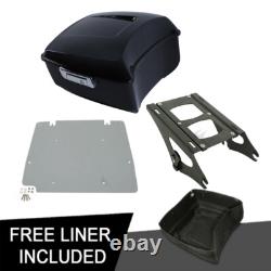 Plaque de support de coffre arrière adaptée aux Harley Touring Road King Street Glide 14-26