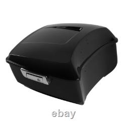 Plaque de support de porte-vélos King Trunk adaptée pour Harley Touring Road King Street Glide 14-25