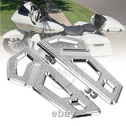 Plateformes de plancher Chrome Driver Rider pour Harley Tri Glide Street King Road FLHX FLHR