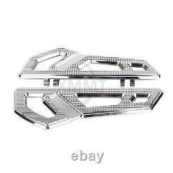 Plateformes de plancher Chrome Driver Rider pour Harley Tri Glide Street King Road FLHX FLHR