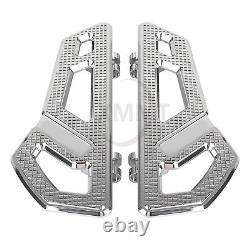 Plateformes de plancher Chrome Driver Rider pour Harley Tri Glide Street King Road FLHX FLHR