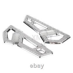 Plateformes de plancher Chrome Driver Rider pour Harley Tri Glide Street King Road FLHX FLHR