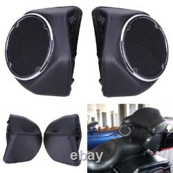 Pods de haut-parleurs King Rear Trunk 6.5 pour Harley Tour Pak Road Street Electra Glide