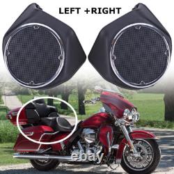 Pods de haut-parleurs King Rear Trunk 6.5 pour Harley Tour Pak Road Street Electra Glide
