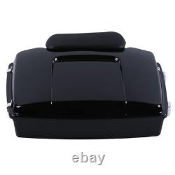 Porte-bagages de coffre avec dosseret pour Harley Touring Road King Street Glide de 1997 à 2008