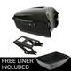 Porte-bagages De Coffre Noir Pour King Tourer, Compatible Avec Harley Touring Road King Street Glide 14-26