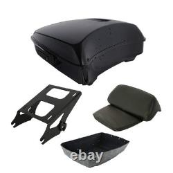 Porte-bagages de montage de dossier de coffre Touring 14-25 Ultra Road King Street Glide Special