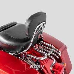 Porte-bagages furtif pour Harley Touring Road King Street Glide 2009-2023 chromé