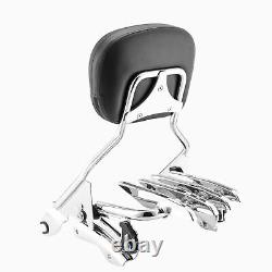 Pour 2009 et plus récent Harley Touring Road King Road Glide Street Glide Dossier Sissy Bar