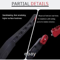 Pour Harley MX Repose-pieds Planche à pieds Touring Street Glide Road King 2014-2024