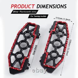 Pour Harley MX Repose-pieds Planche à pieds Touring Street Glide Road King 2014-2024