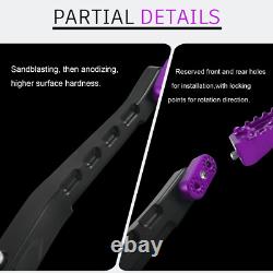 Pour Harley MX Repose-pieds Planchers de pieds Touring Road King Street Glide 2014 et au-delà