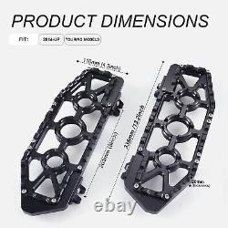 Pour Harley Road King MX Repose-pieds Plaques de sol Touring Street Glide 2014 et plus