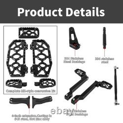 Pour Harley Road King MX marchepieds repose-pieds Touring Street Glide 2008-2026 Pour Harley Road King MX marchepieds repose-pieds Touring Street Glide 2008-2026